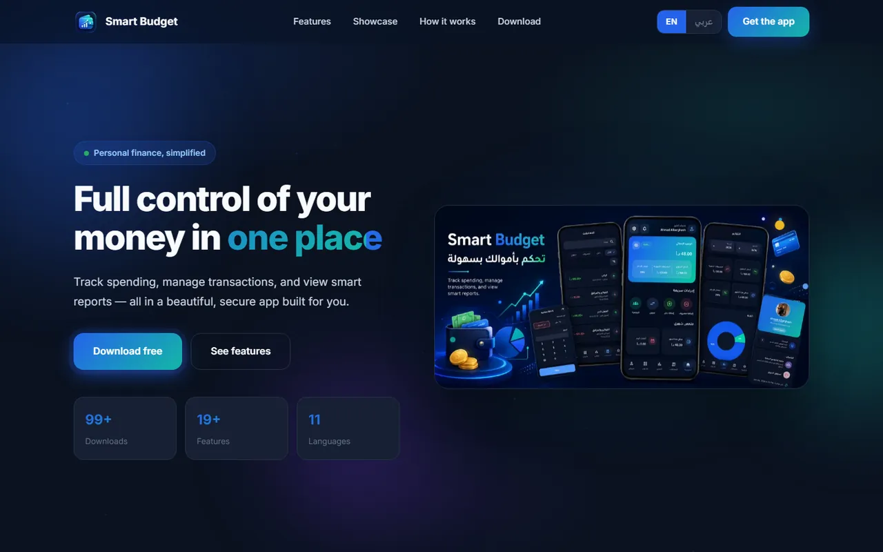 Smart Budget personal finance app